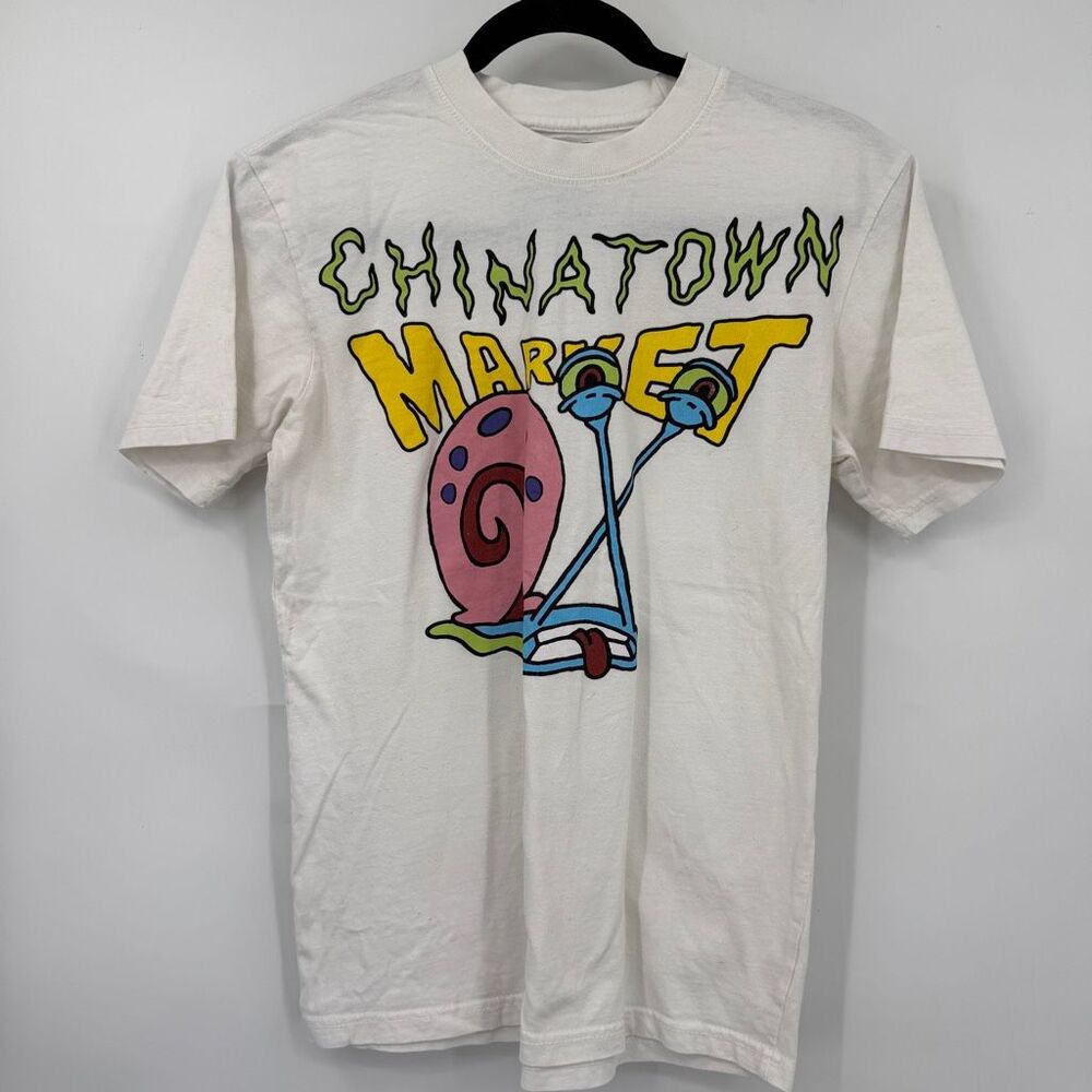 Chinatown Market x SpongeBob SquarePants Gary Graphic T-Shirt White Size S